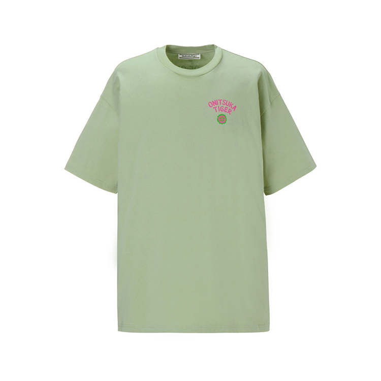 Футболка с коротким рукавом унисекс Onitsuka Tiger, серо-зеленый/ярко-розовый
Футболка с коротким рукавом унисекс Onitsuka Tiger, серо-зеленый/ярко-розовый