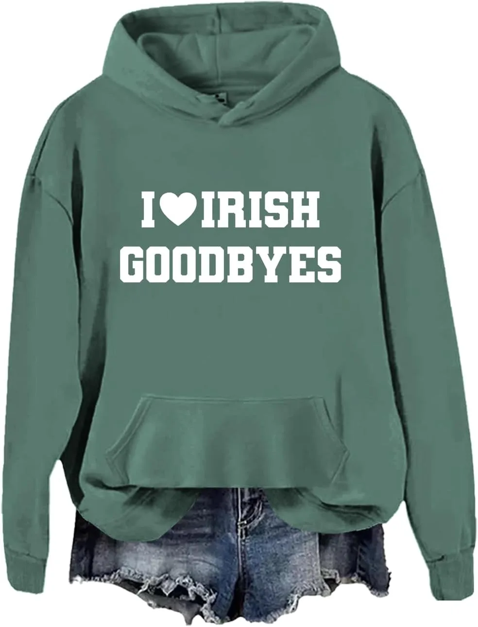 Толстовка I Love Irish Goodbyes Whaiveen
Толстовка I Love Irish Goodbyes Whaiveen