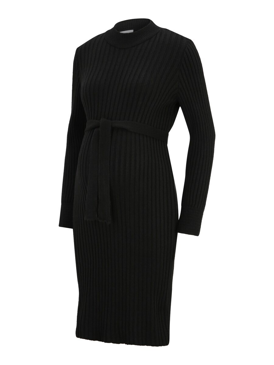 Вязаное платье MAMALICIOUS Knitted dress MLNancy, черный 
Вязаное платье MAMALICIOUS Knitted dress MLNancy, черный