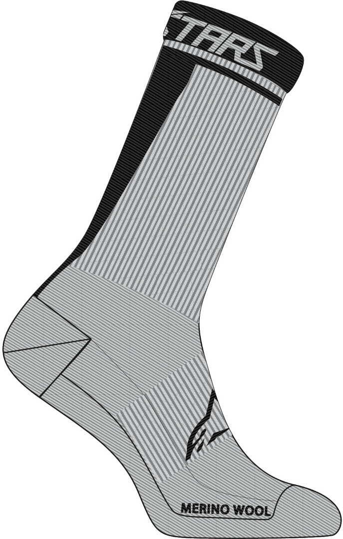 Велосипедные носки Alpinestars merino 24, Grey/Black
Велосипедные носки Alpinestars merino 24, Grey/Black