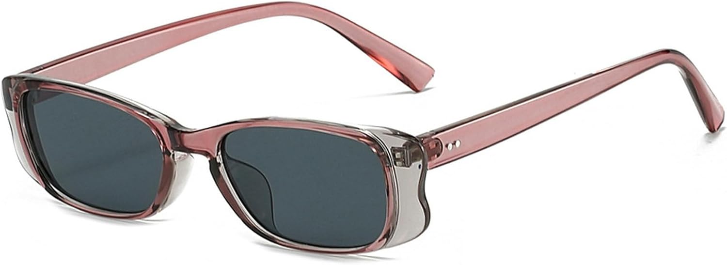 Модные солнцезащитные очки в узкой прямоугольной оправе для женщин, ретро-очки в овальной форме, модные маленькие очки с защитой от УФ-излучения UV400 mincl, Light Pink Gray
Модные солнцезащитные очки в узкой прямоугольной оправе для женщин, ретро-очки в овальной форме, модные маленькие очки с защитой от УФ-излучения UV400 mincl, Light Pink Gray