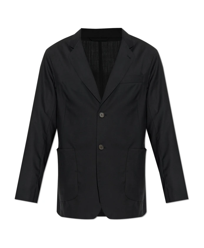 Шерстяной пиджак с заостренными лацками Emporio Armani, черный
Шерстяной пиджак с заостренными лацками Emporio Armani, черный