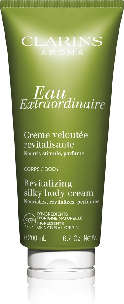 Восстанавливающий шелковистый крем для тела Eau Extraordinaire Clarins, 200 мл
Восстанавливающий шелковистый крем для тела Eau Extraordinaire Clarins, 200 мл