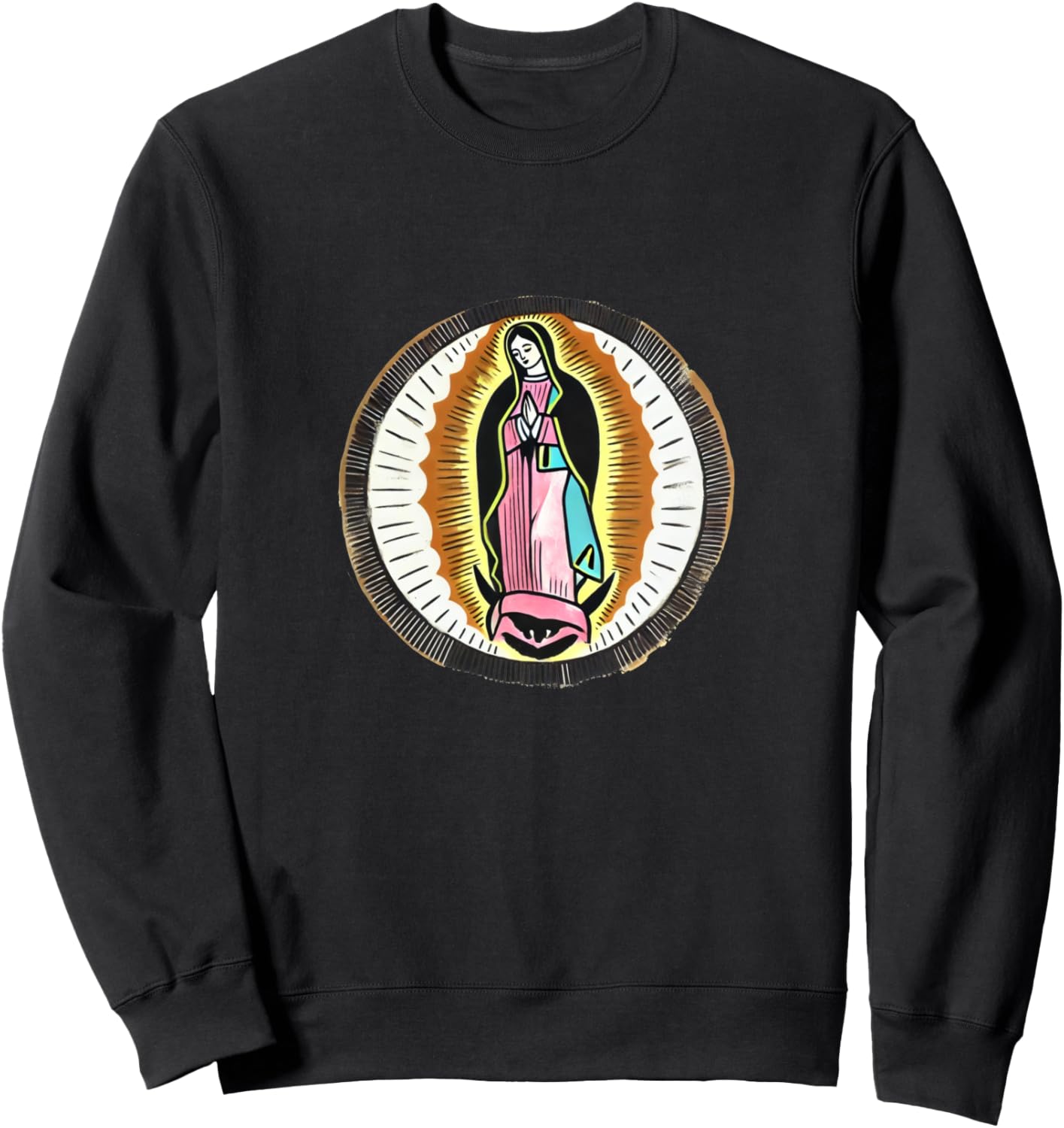 Толстовка Богоматери Гваделупской Art Nuestra Senora de Guadalupe Vintage Womens Arts Snugg, черный
Толстовка Богоматери Гваделупской Art Nuestra Senora de Guadalupe Vintage Womens Arts Snugg, черный