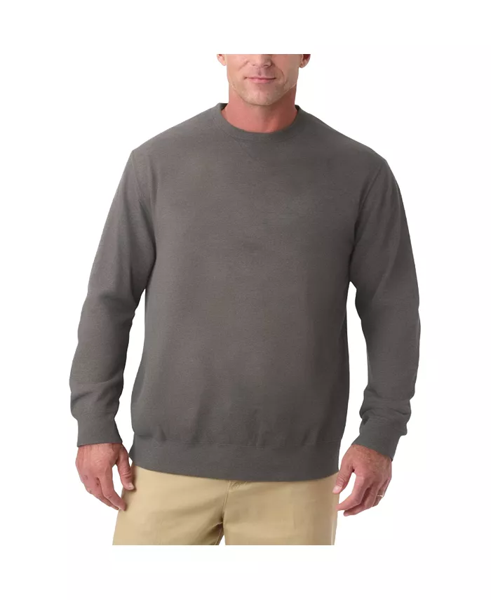 Мужской ультралегкий удобный флисовый свитер с круглым вырезом KingSize, черный
Мужской ультралегкий удобный флисовый свитер с круглым вырезом KingSize, черный