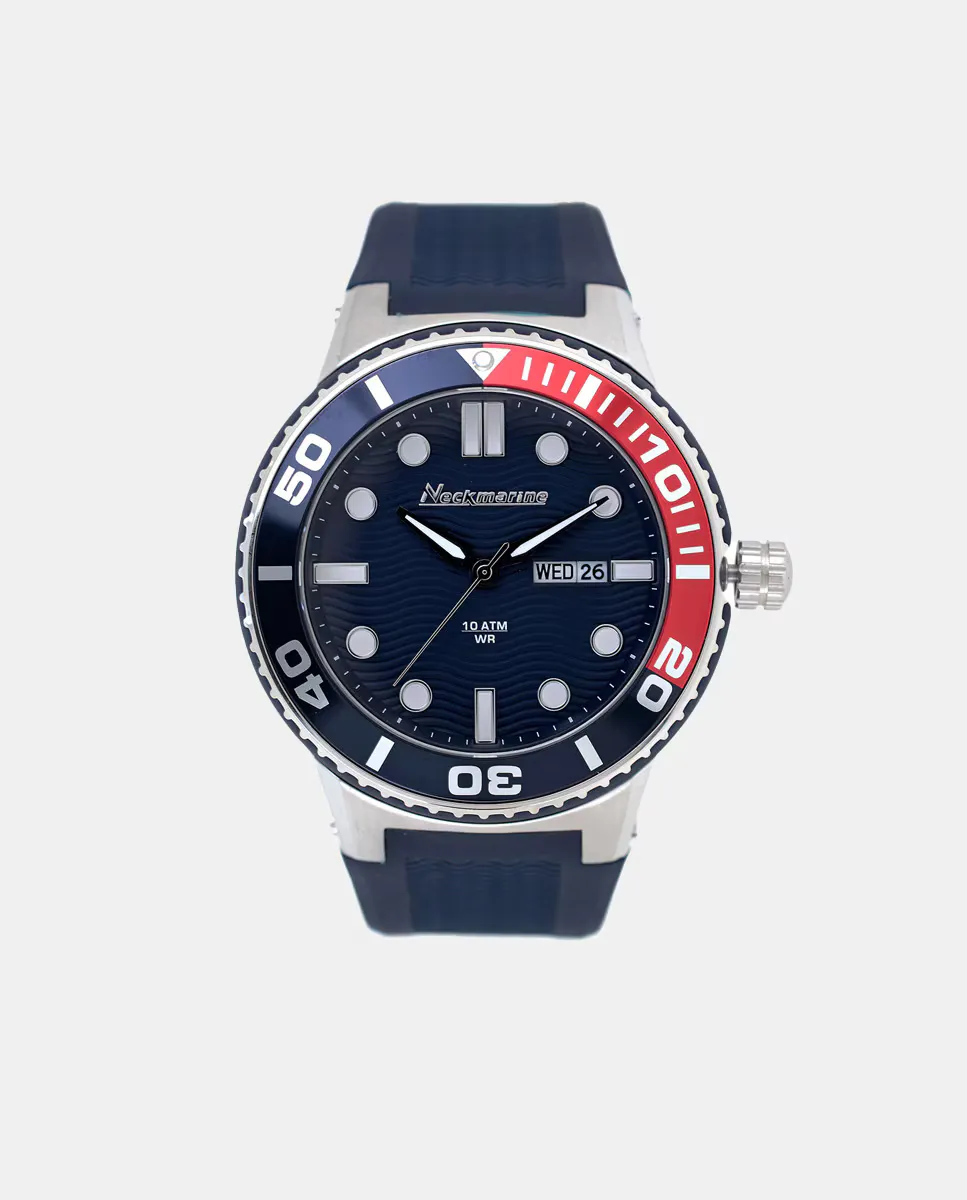 Большие мужские часы NM0989J06 синие резиновые Neckmarine, синий
Большие мужские часы NM0989J06 синие резиновые Neckmarine, синий