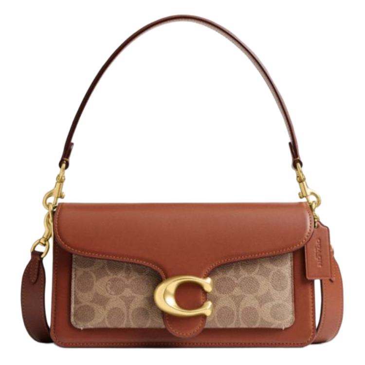 COACH Кожаная сумка через плечо среднего размера для женщин в коричнево-желтом и карамельном цвете
COACH Кожаная сумка через плечо среднего размера для женщин в коричнево-желтом и карамельном цвете