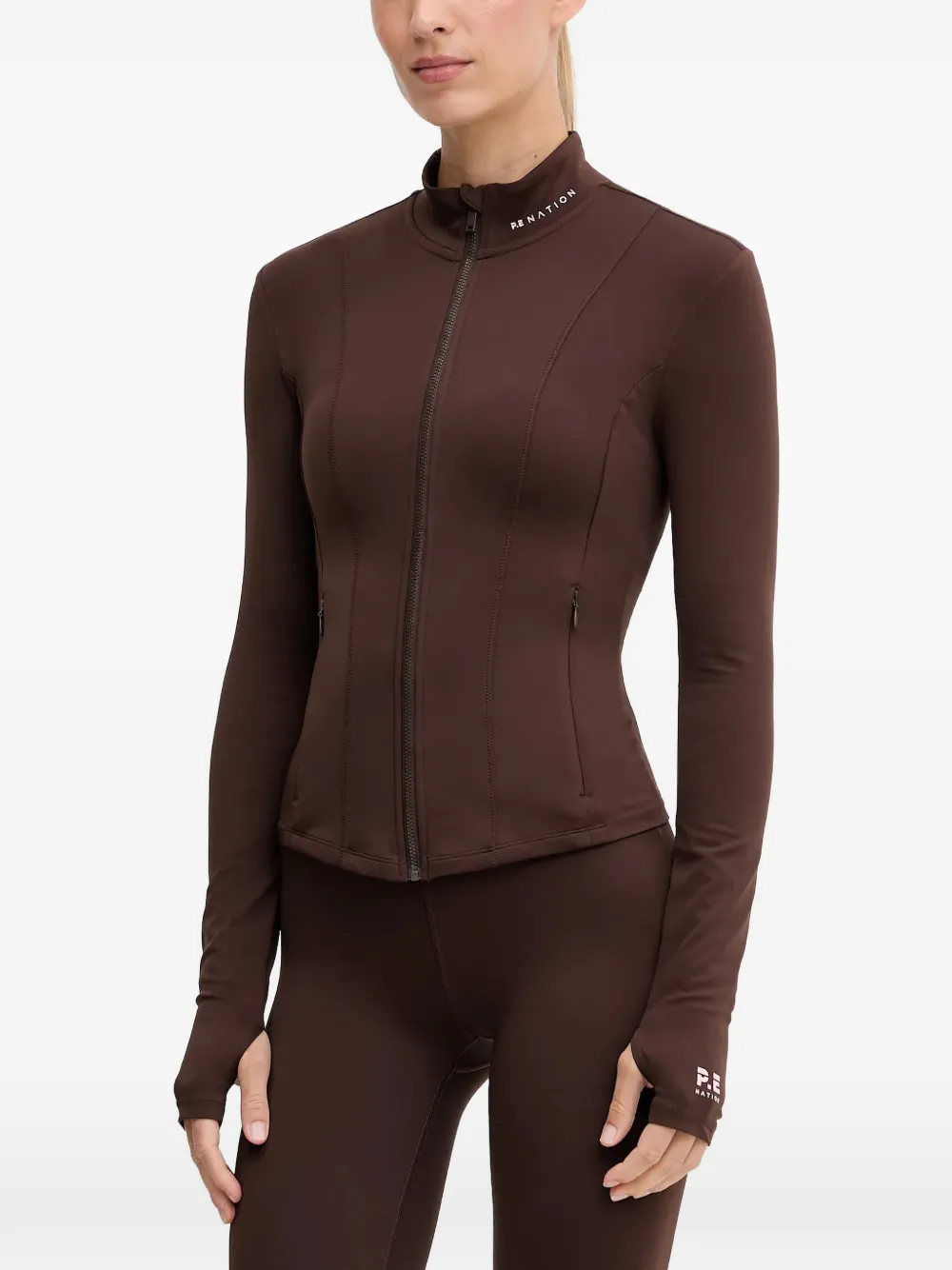 Толстовка на молнии с длинными рукавами P.E Nation, коричневый
Толстовка на молнии с длинными рукавами P.E Nation, коричневый