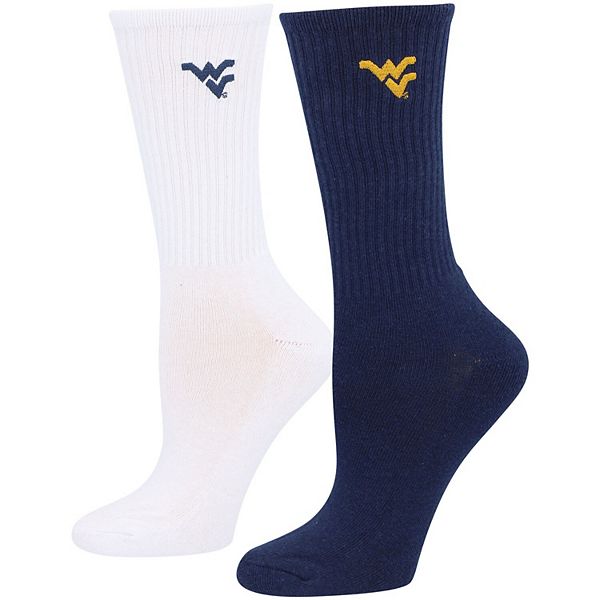 Женские носки Navy/White West Virginia Mountaineers, 2 пары, длина до щиколотки Zoozatz
Женские носки Navy/White West Virginia Mountaineers, 2 пары, длина до щиколотки Zoozatz