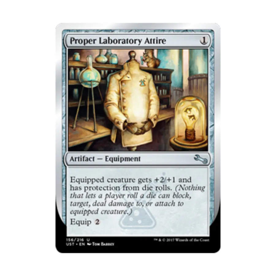 CCG Надлежащая лабораторная одежда (U), MTG - Unstable
CCG Надлежащая лабораторная одежда (U), MTG - Unstable