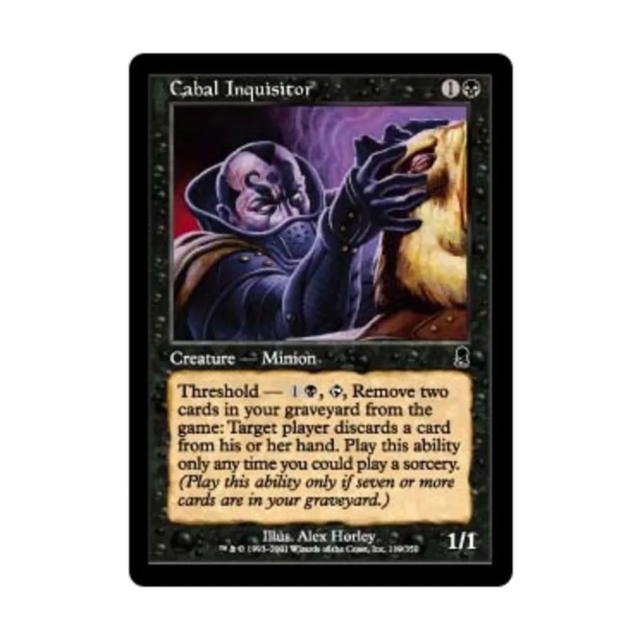 CCG Инквизитор Кабала (клавиша C), MTG - Odyssey 
CCG Инквизитор Кабала (клавиша C), MTG - Odyssey