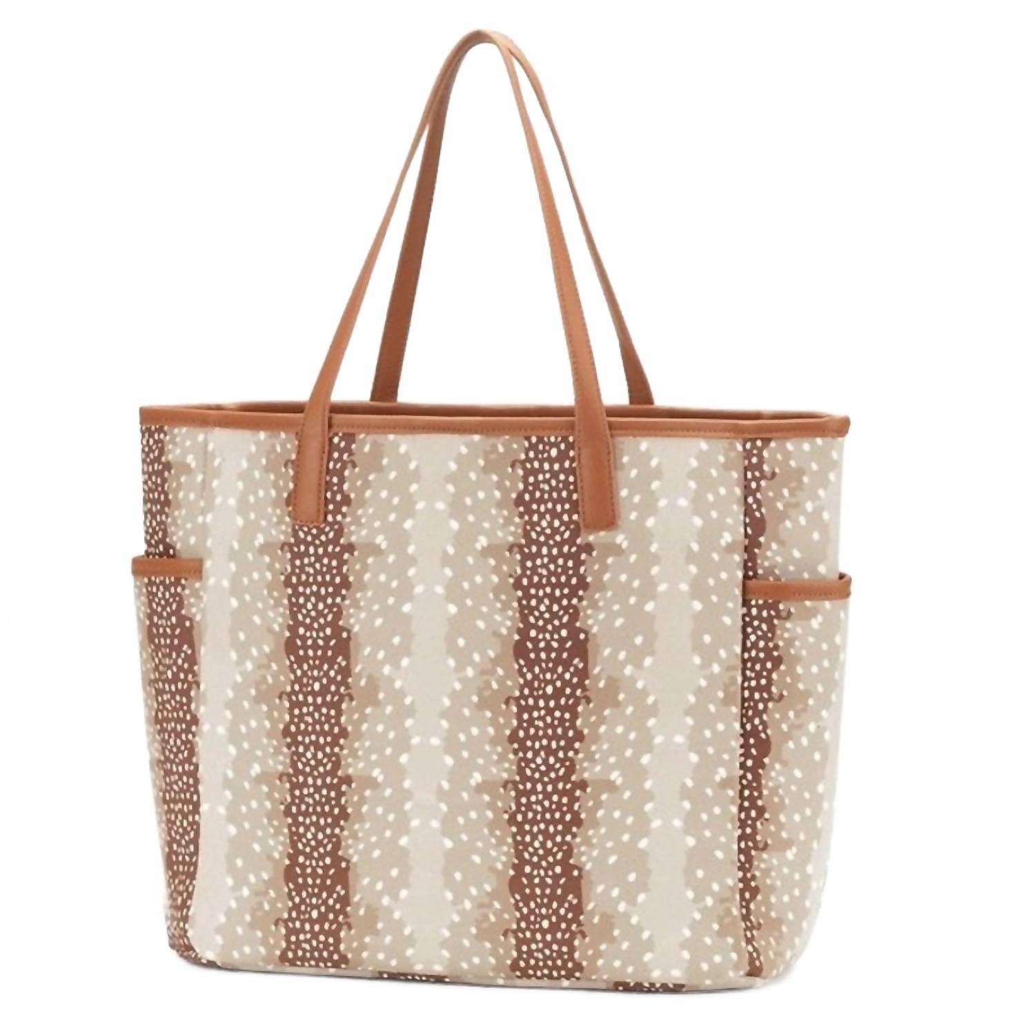 Женская коричнево-кремовая сумка-тоут Hayden с принтом оленя Viv & Lou
Женская коричнево-кремовая сумка-тоут Hayden с принтом оленя Viv & Lou