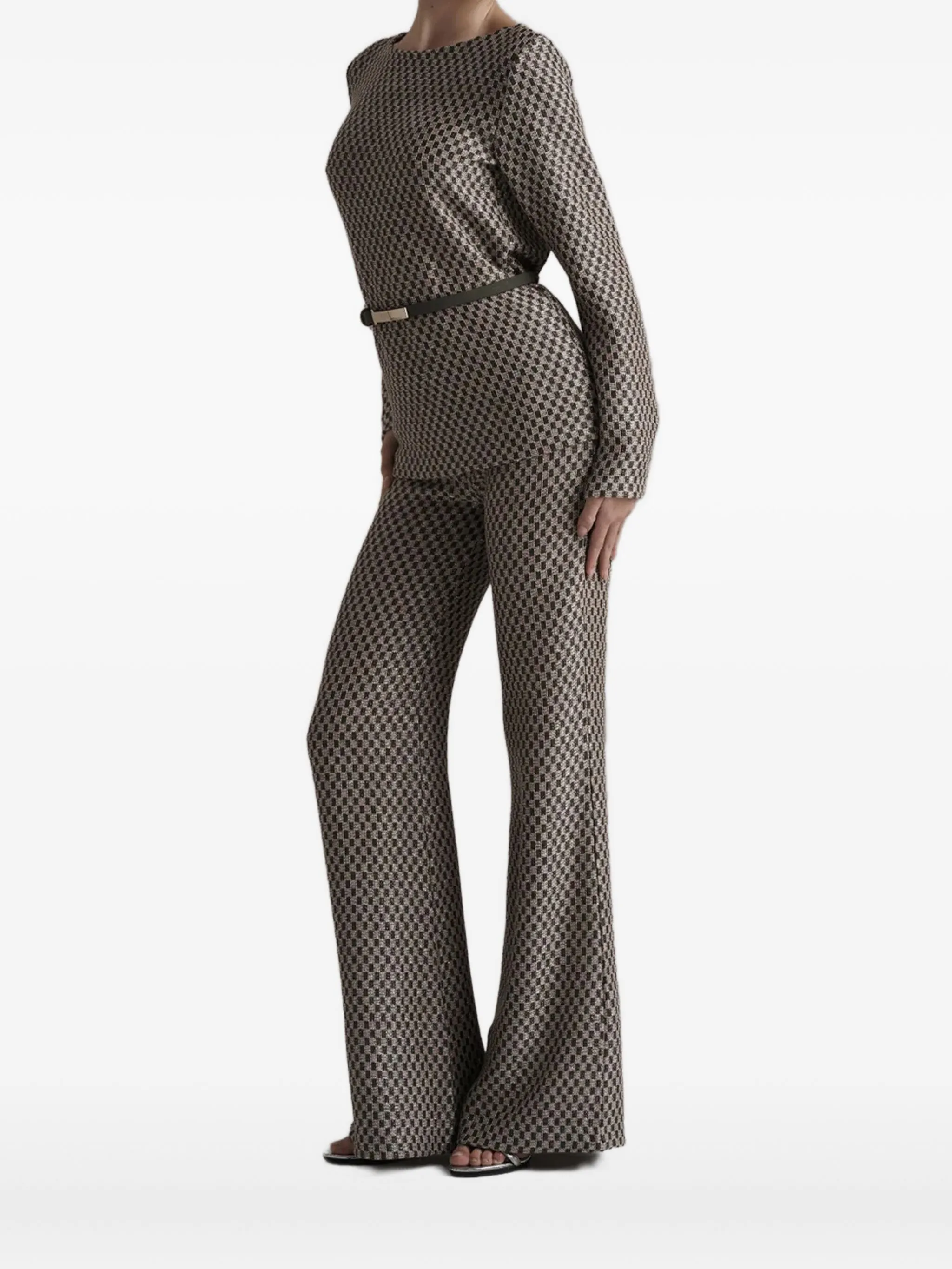 Свитер с узором Pho Firenze, нейтральный
Свитер с узором Pho Firenze, нейтральный