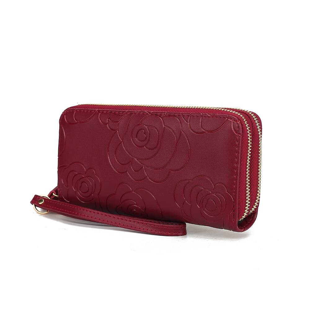 MKF Collection Женский кошелек на руку Ellie Genuine с цветочным тиснением от Mia K, цвет Burgundy
MKF Collection Женский кошелек на руку Ellie Genuine с цветочным тиснением от Mia K, цвет Burgundy
