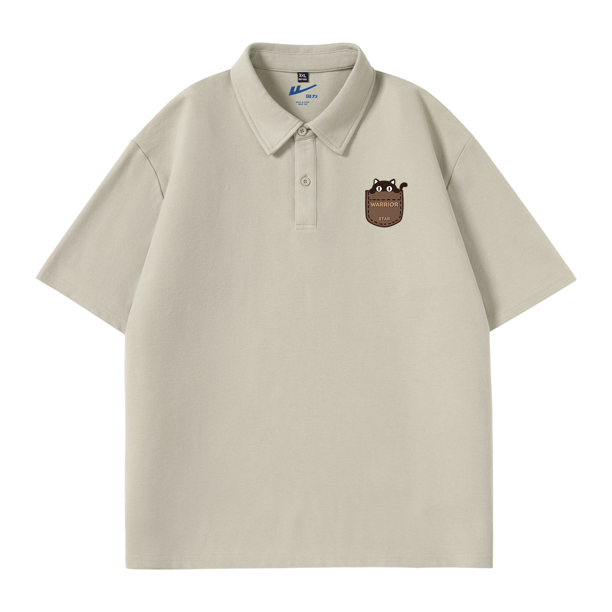 Поло мужское с лацканом тонкое Others WARRIOR, хаки
Поло мужское с лацканом тонкое Others WARRIOR, хаки