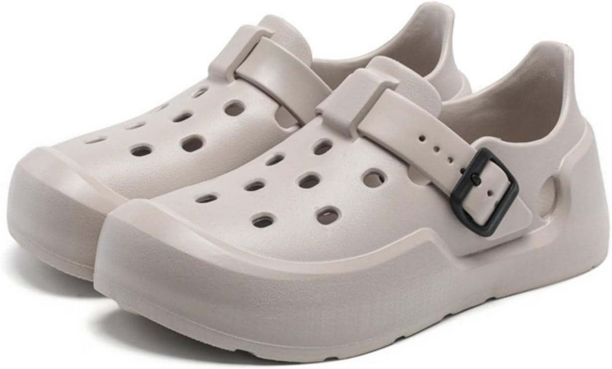 Мужские сабо с регулируемой пряжкой - слипоны для воды для пляжа, бассейна и сада, удобная повседневная обувь для улицы, быстросохнущие сандалии для взрослых Yrzhgdl, серый
Мужские сабо с регулируемой пряжкой - слипоны для воды для пляжа, бассейна и сада, удобная повседневная обувь для улицы, быстросохнущие сандалии для взрослых Yrzhgdl, серый