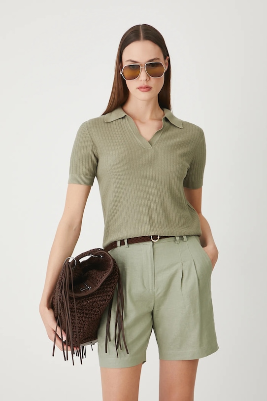 Льняные шорты Medicine, зеленый
Льняные шорты Medicine, зеленый