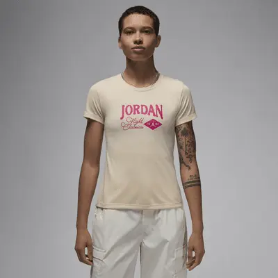 Футболка Jordan Women's Graphic Slim T-Shirt, цвет Legend Light Brown/Active Pink
Футболка Jordan Women's Graphic Slim T-Shirt, цвет Legend Light Brown/Active Pink