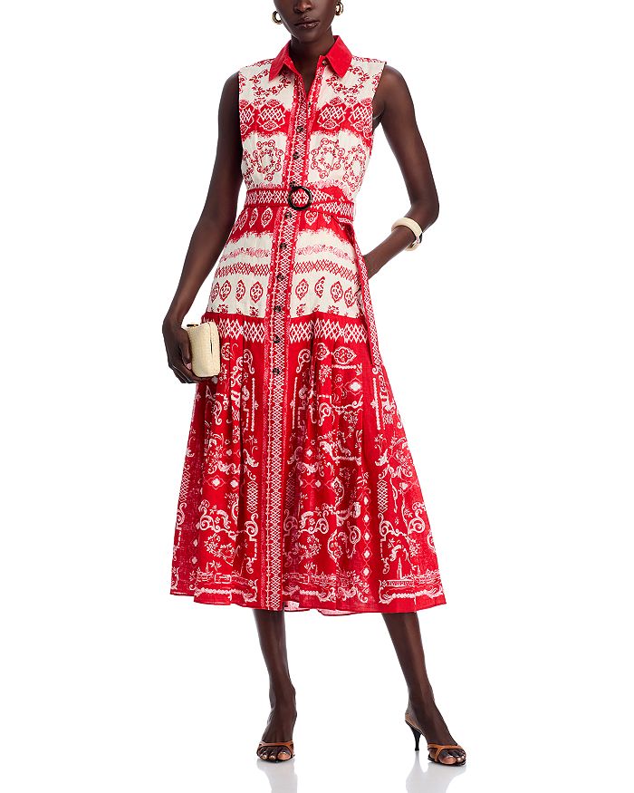 Нья Льняное Миди-платье SALONI, красный
Нья Льняное Миди-платье SALONI, красный