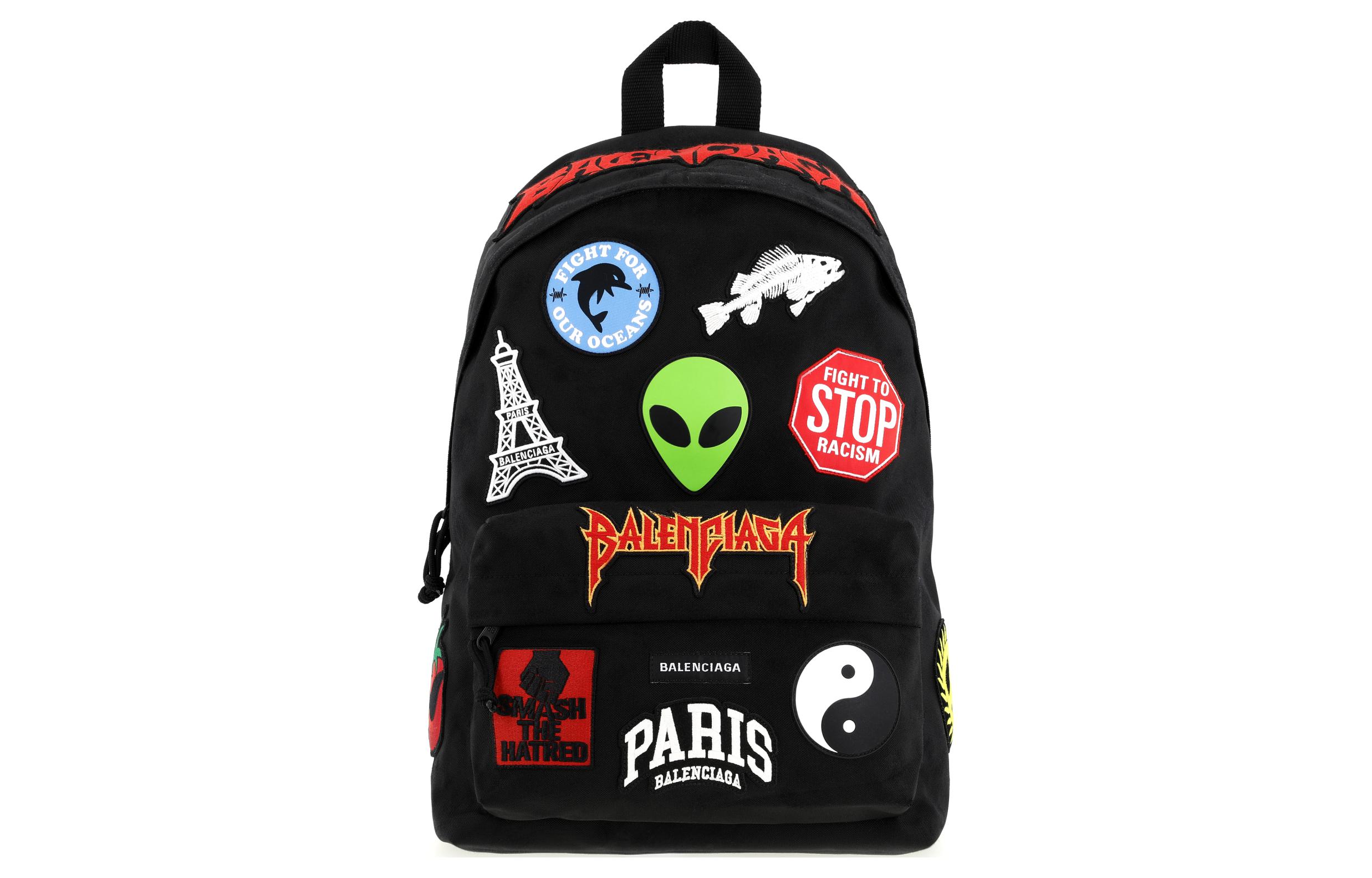 Исследовательский рюкзак из полиэстера обычный мужской черный Balenciaga
Исследовательский рюкзак из полиэстера обычный мужской черный Balenciaga