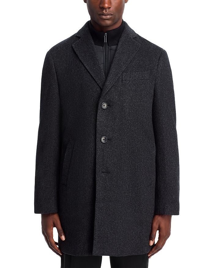 Шерстяно-кашемировое пальто стандартного кроя Cardinal Of Canada с нагрудником, черный
Шерстяно-кашемировое пальто стандартного кроя Cardinal Of Canada с нагрудником, черный