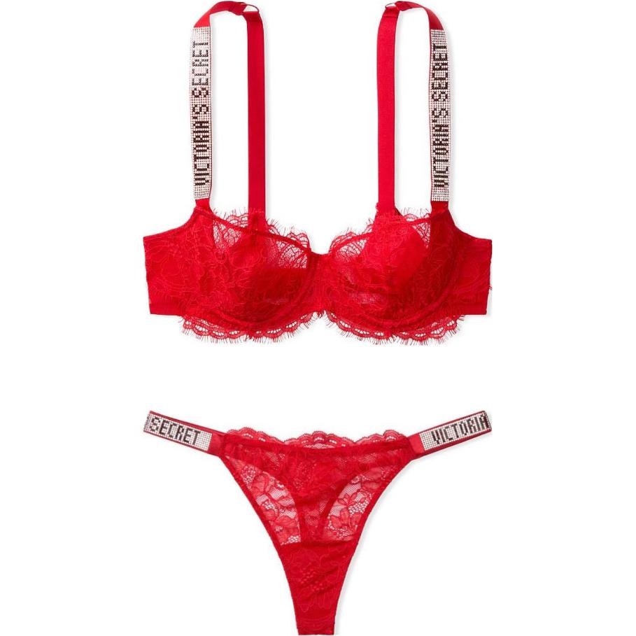 Victoria'S Secret Комплект нижнего белья для женщин, красный
Victoria'S Secret Комплект нижнего белья для женщин, красный