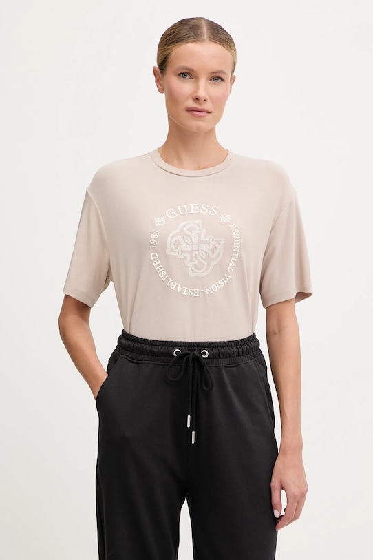 Футболка carla Guess, бежевый
Футболка carla Guess, бежевый