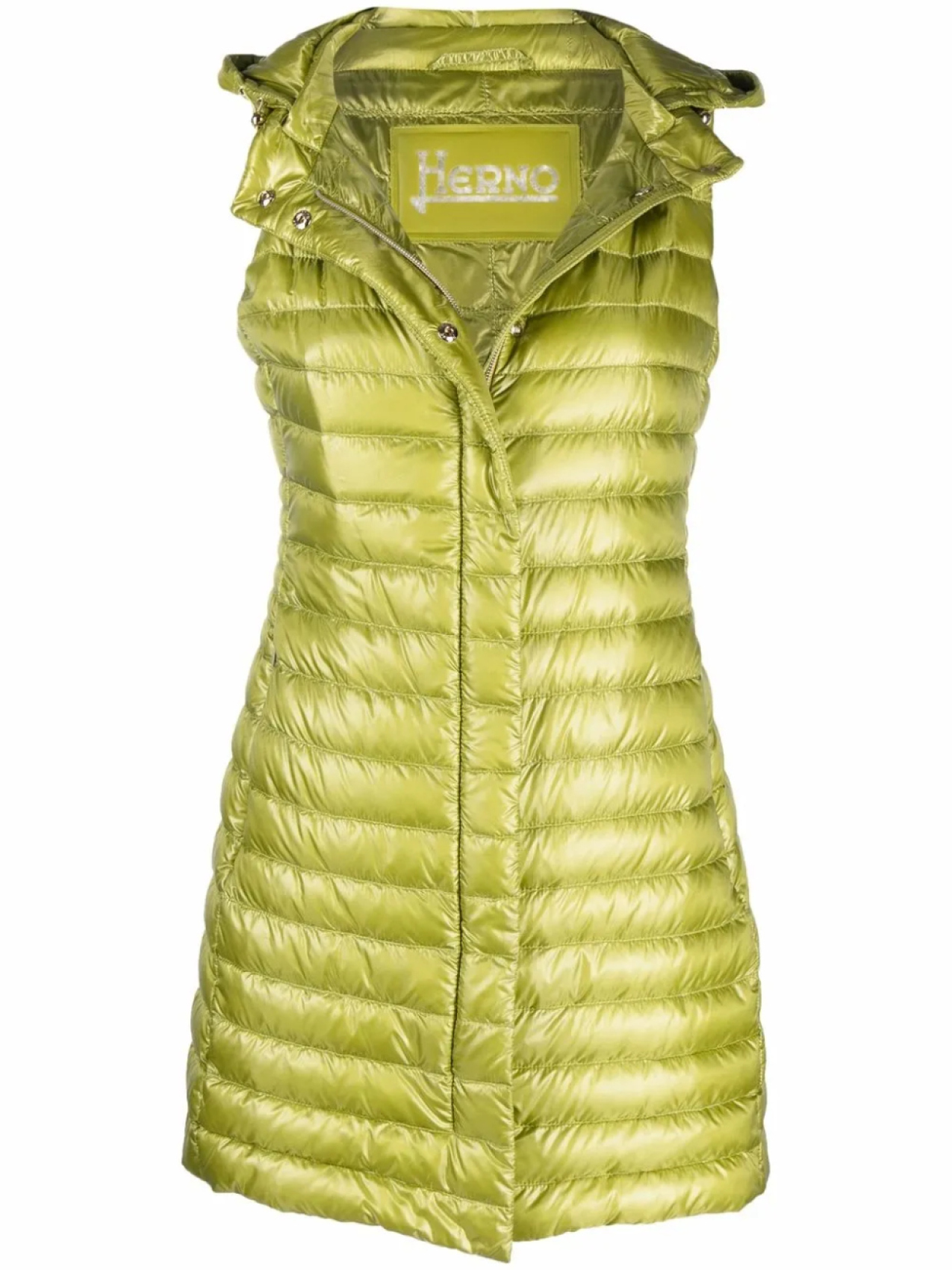 Дутый жилет с капюшоном Herno, зеленый
Дутый жилет с капюшоном Herno, зеленый