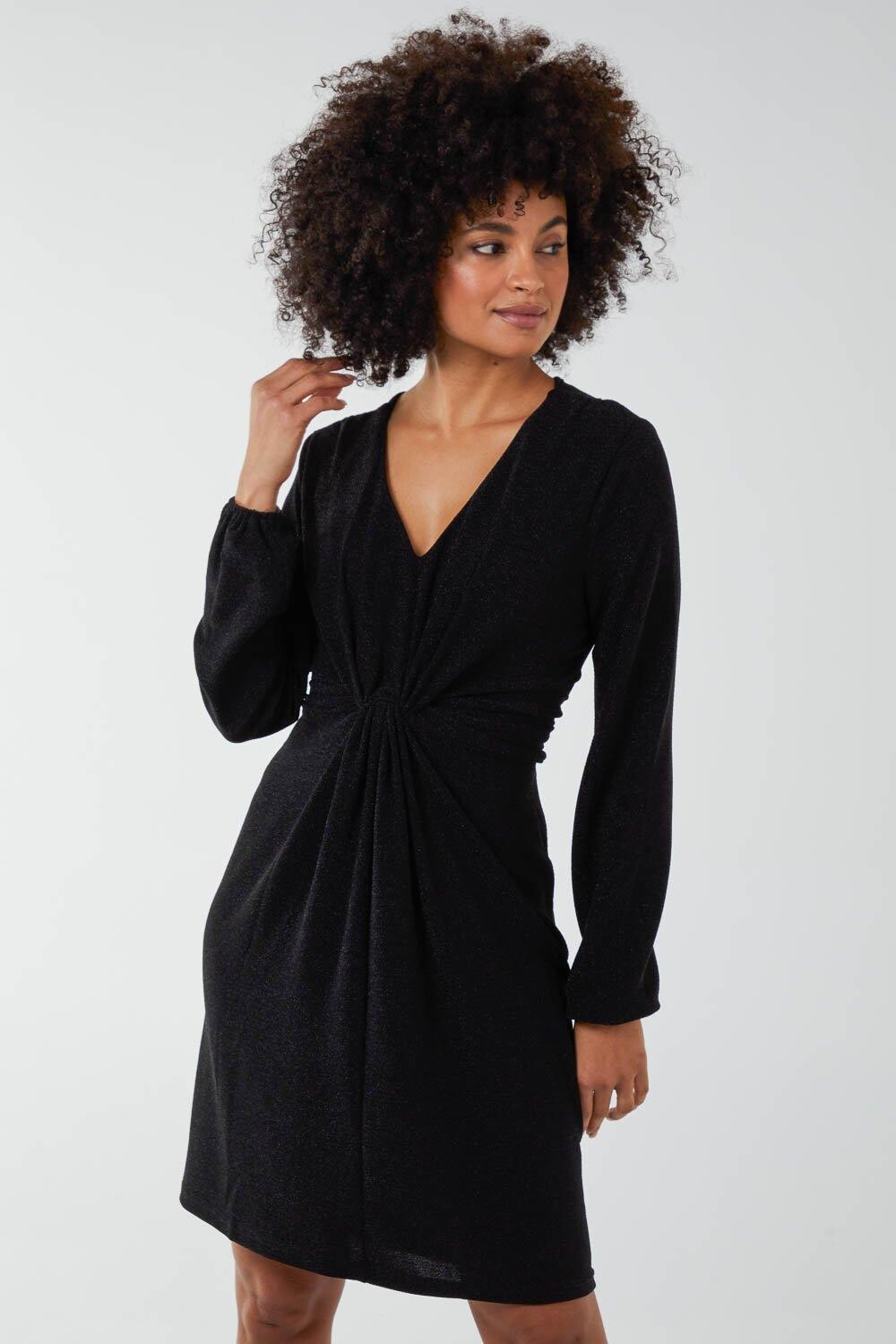 Платье с люрексом и завязкой на спине Blue Vanilla, черный
Платье с люрексом и завязкой на спине Blue Vanilla, черный