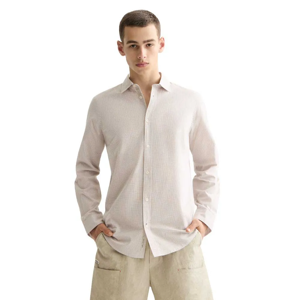 Рубашка с длинным рукавом Scotch & Soda Micro Check Poplin, бежевый
Рубашка с длинным рукавом Scotch & Soda Micro Check Poplin, бежевый