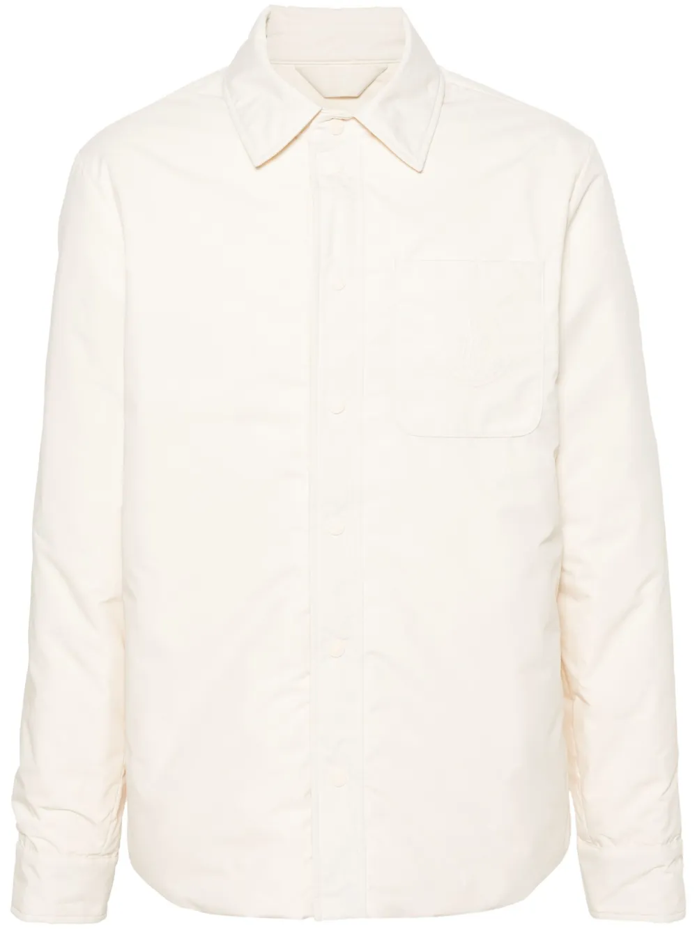 Куртка-рубашка с вышитым логотипом MONCLER, нейтральный
Куртка-рубашка с вышитым логотипом MONCLER, нейтральный