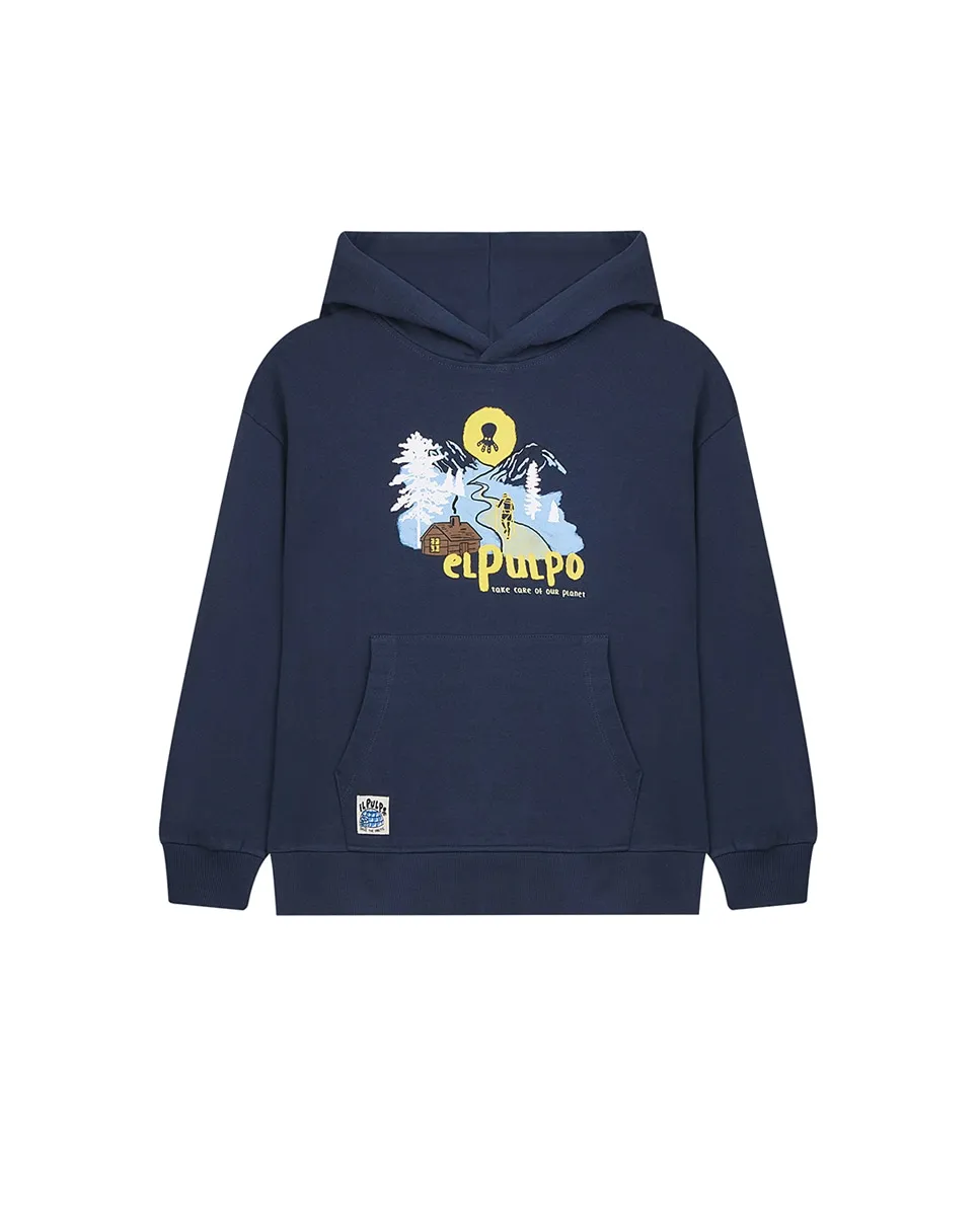 детская толстовка с капюшоном и фантазийным рисунком El Pulpo, темно-синий
детская толстовка с капюшоном и фантазийным рисунком El Pulpo, темно-синий