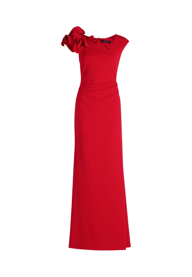 Вечернее платье облегающее фигуру Vera Mont, красный 
Вечернее платье облегающее фигуру Vera Mont, красный