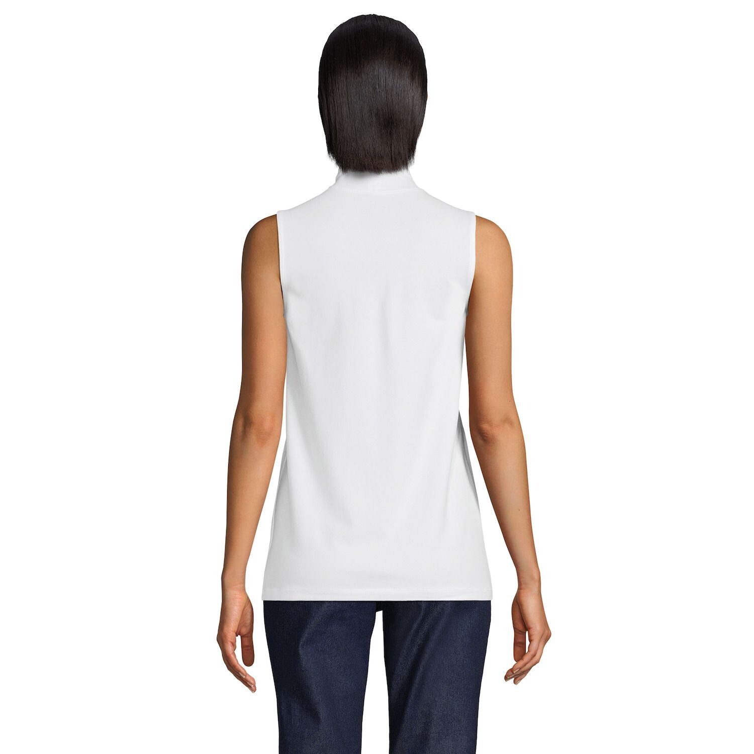 Женский топ без рукавов с воротником-стойкой Lands End Lands' End, черный
Женский топ без рукавов с воротником-стойкой Lands End Lands' End, черный