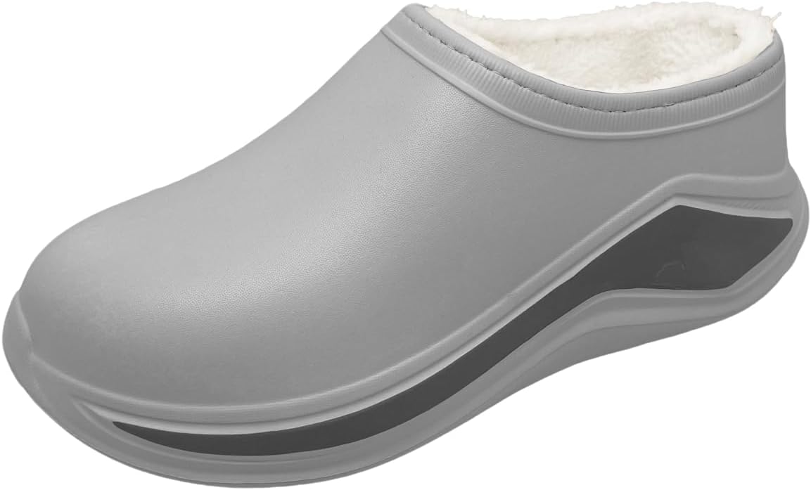 Шлепанцы для мужчин и женщин, зимние мюли с плюшевой подкладкой, закрытый носок Chill Walk, белый/серый
Шлепанцы для мужчин и женщин, зимние мюли с плюшевой подкладкой, закрытый носок Chill Walk, белый/серый