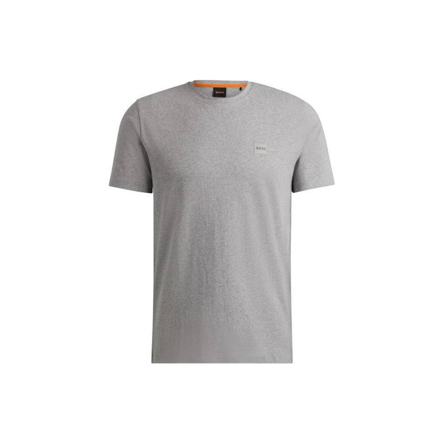 Футболка с аппликацией HUGO BOSS, серая 
Футболка с аппликацией HUGO BOSS, серая