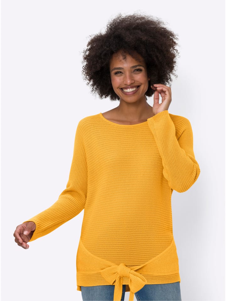 свитер с круглым вырезом цвета охры Heine
свитер с круглым вырезом цвета охры Heine