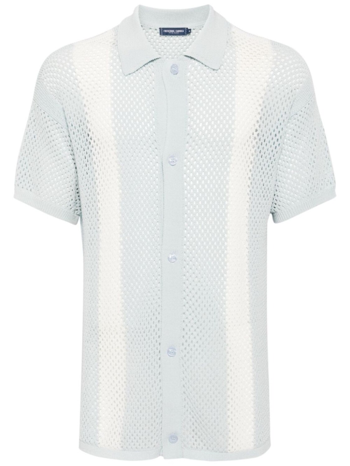 Frescobol Carioca рубашка Castillo в технике кроше, синий
Frescobol Carioca рубашка Castillo в технике кроше, синий