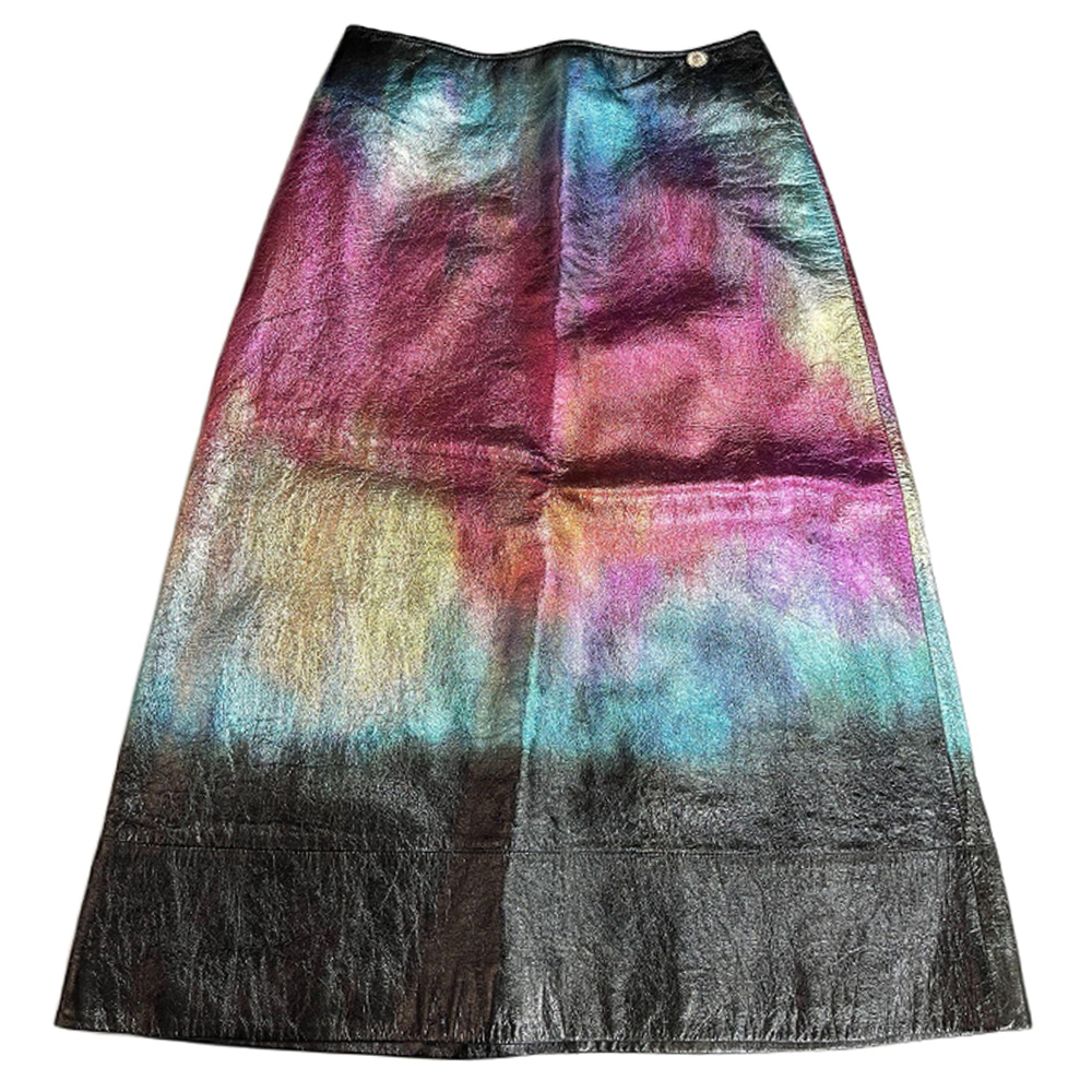 CHANEL Премиальная ручной работы мастерская кожаная длинная юбка Women's Black
CHANEL Премиальная ручной работы мастерская кожаная длинная юбка Women's Black