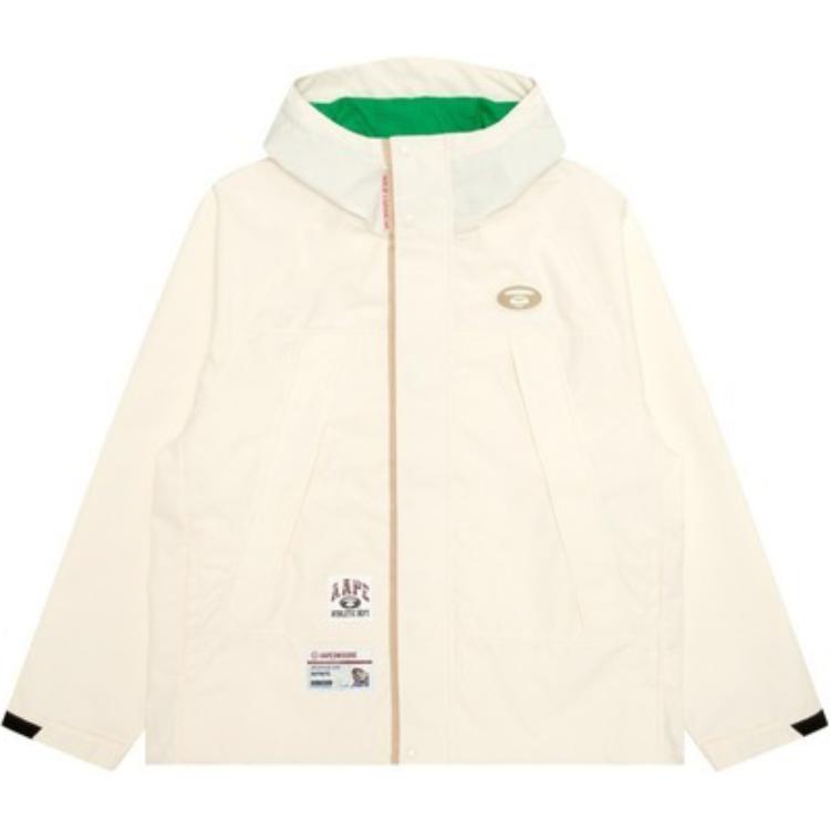 Aape Куртка-ветровка с капюшоном и логотипом, Ivory
Aape Куртка-ветровка с капюшоном и логотипом, Ivory