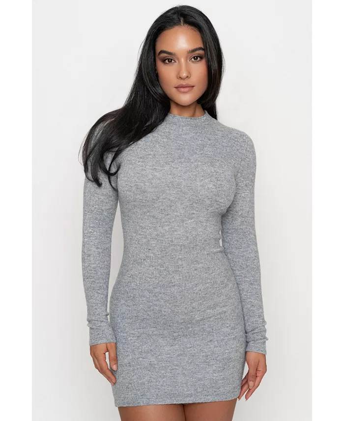 Женское мини-платье с драпировкой из шарфа JLUXLABEL, серый
Женское мини-платье с драпировкой из шарфа JLUXLABEL, серый