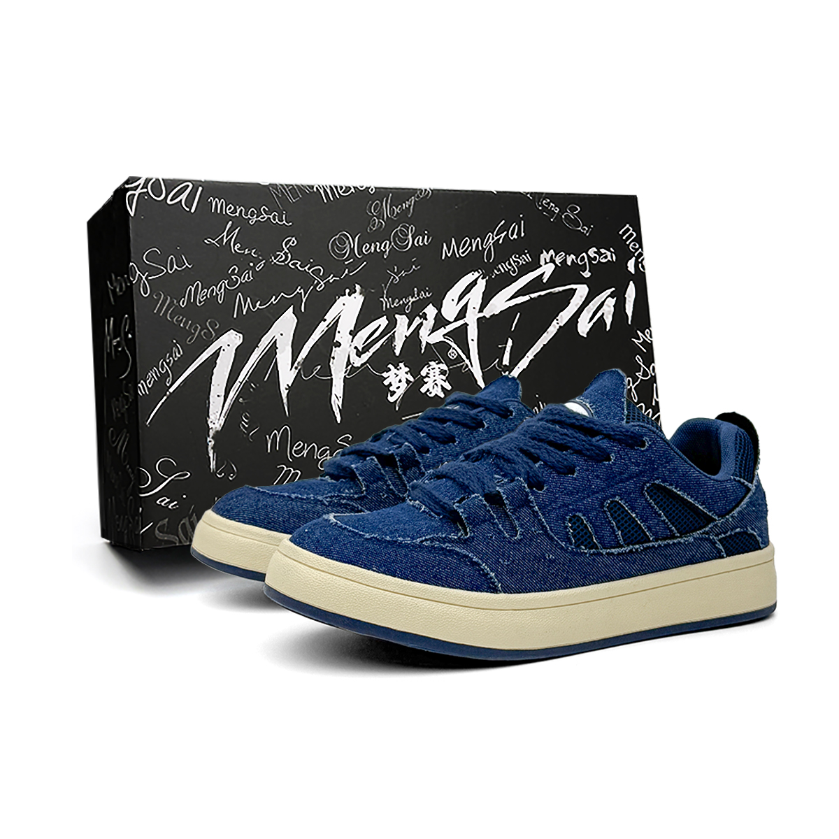 Mengsai Низкие, амортизирующие, износостойкие мужские кроссовки для скейтбординга, цвет деним синий
Mengsai Низкие, амортизирующие, износостойкие мужские кроссовки для скейтбординга, цвет деним синий