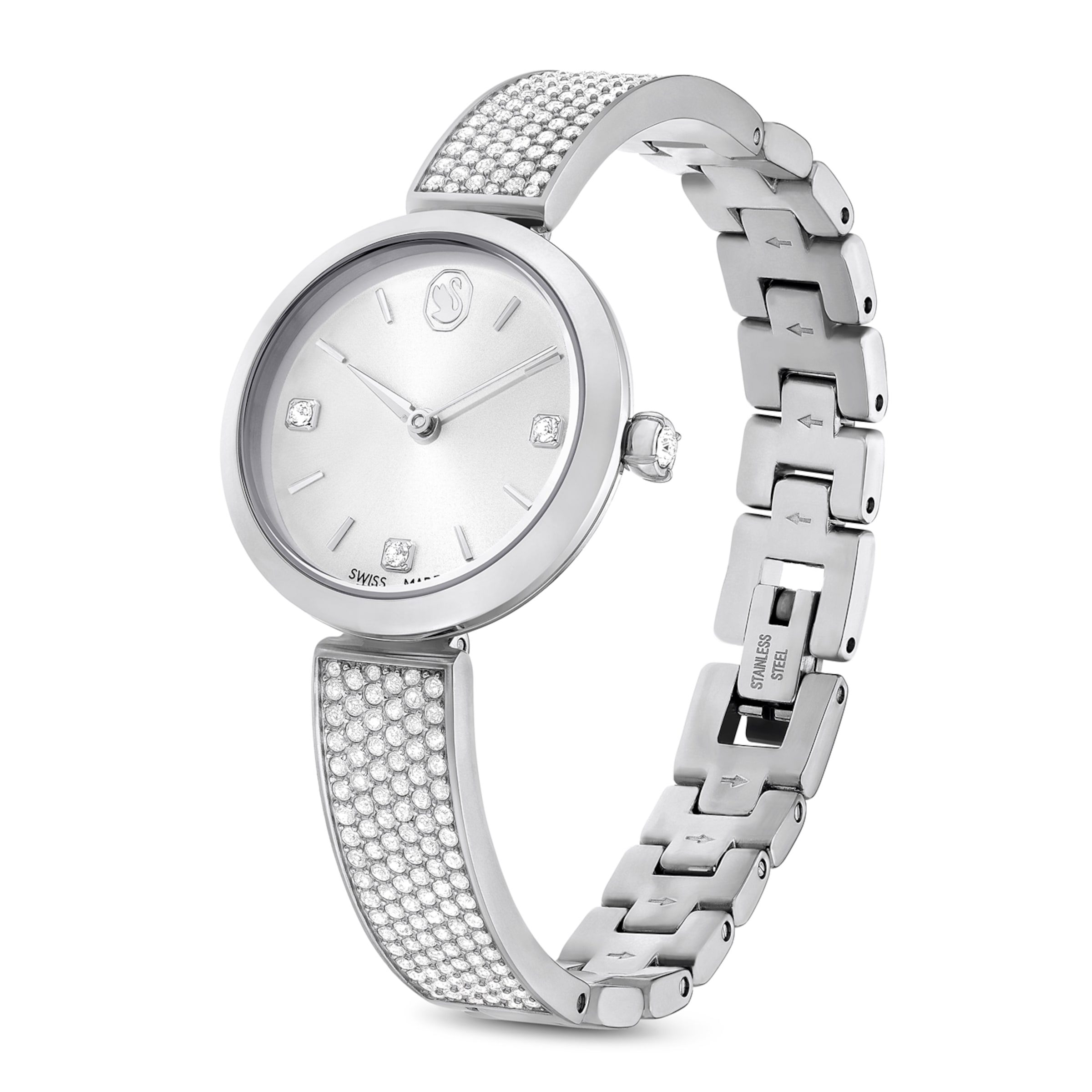 Swarovski Серебряные аналоговые часы
Swarovski Серебряные аналоговые часы