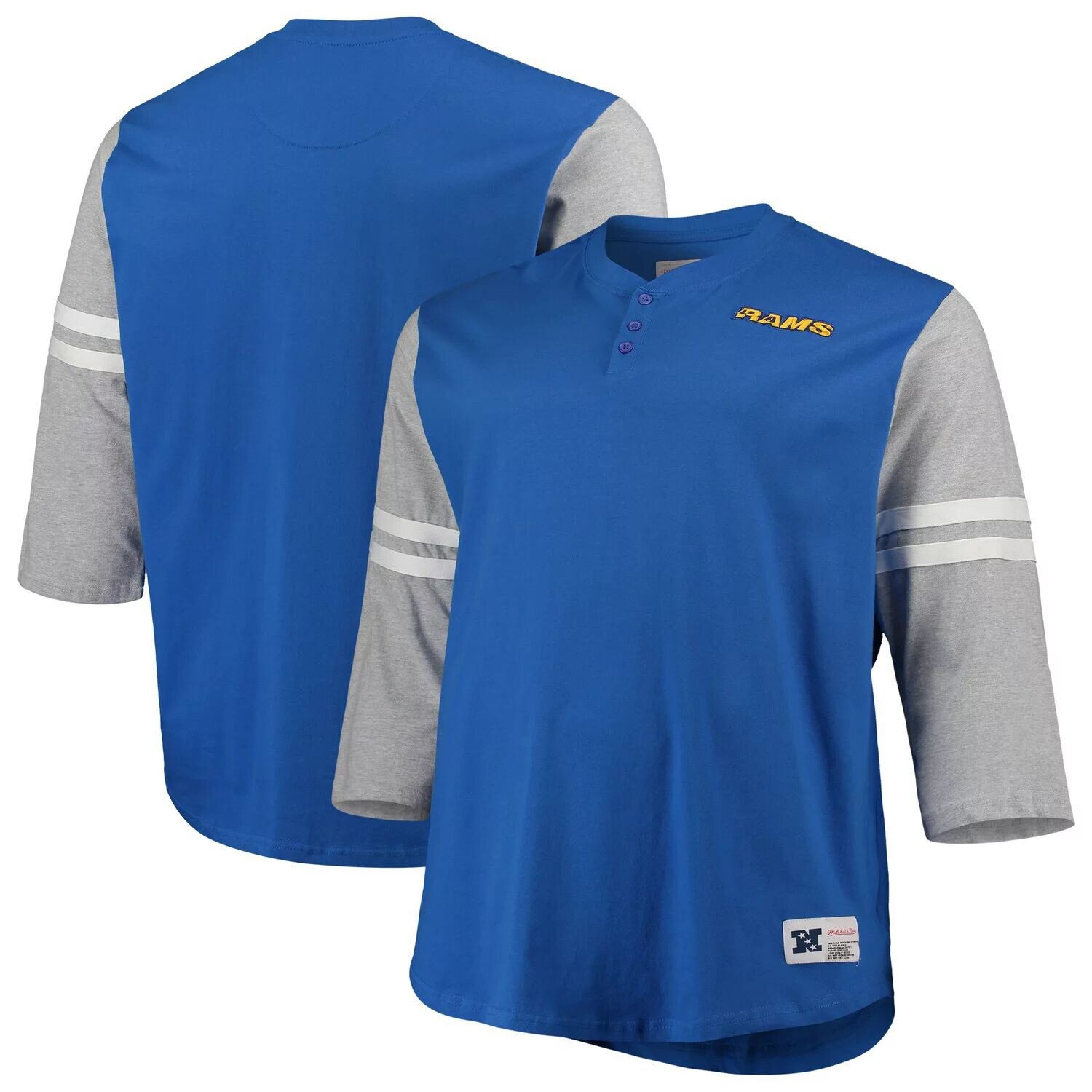 Мужская футболка Mitchell & Ness Royal Los Angeles Rams Big & Tall Henley с рукавом 3/4
Мужская футболка Mitchell & Ness Royal Los Angeles Rams Big & Tall Henley с рукавом 3/4