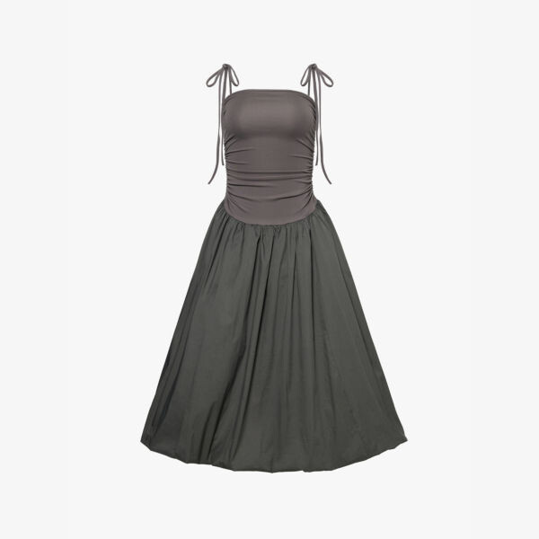 Платье миди из хлопка с присборенными краями и без бретелек Amy Lynn, серый
Платье миди из хлопка с присборенными краями и без бретелек Amy Lynn, серый