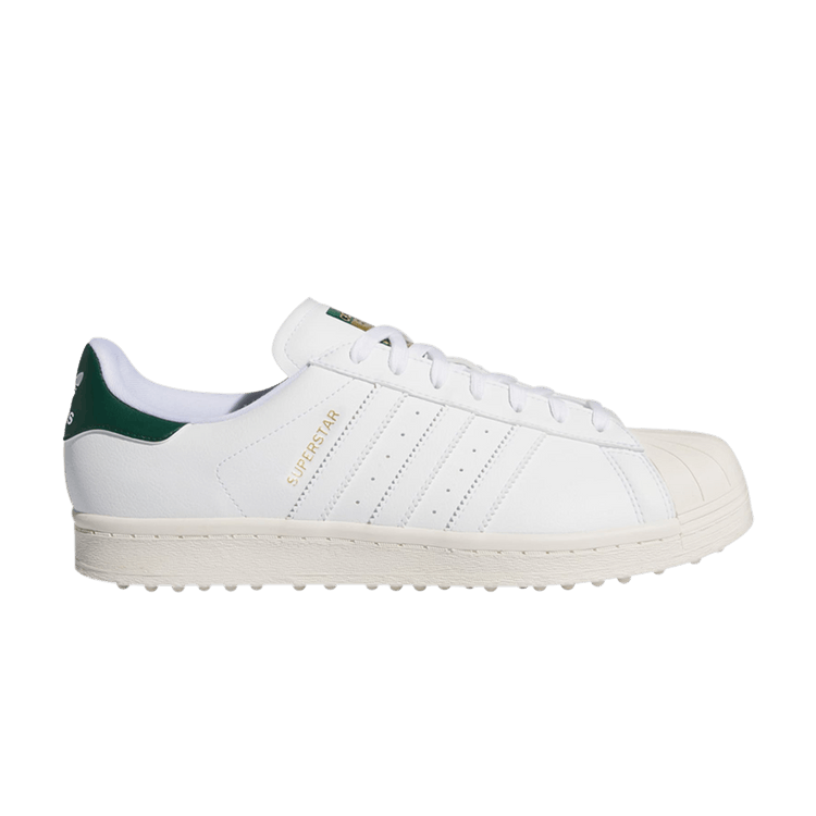 Бутсы adidas Superstar Spikeless Golf 'White Collegiate Green', белый
Бутсы adidas Superstar Spikeless Golf 'White Collegiate Green', белый