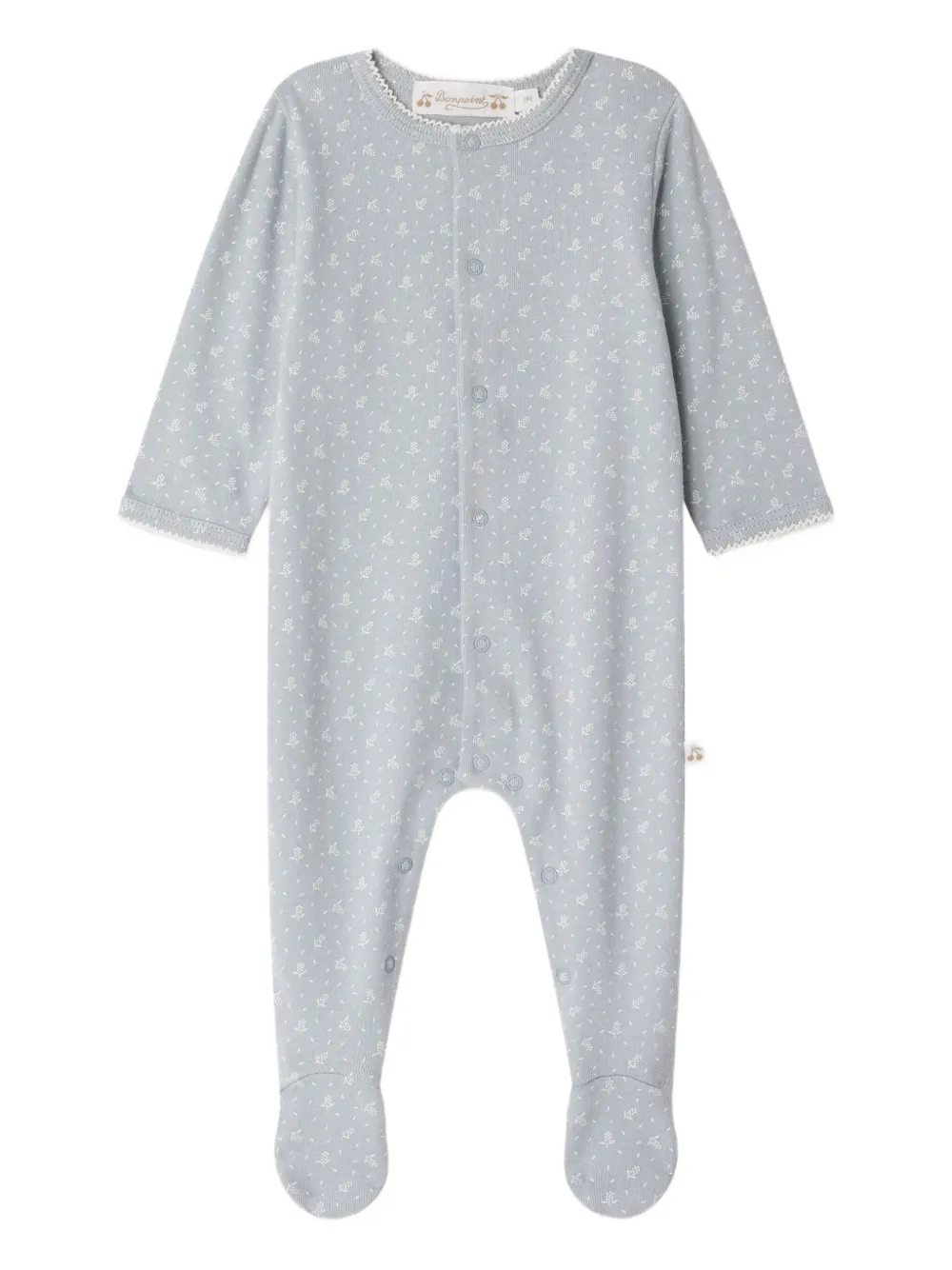 Пижама на пуговицах с цветочным принтом Bonpoint, синий
Пижама на пуговицах с цветочным принтом Bonpoint, синий