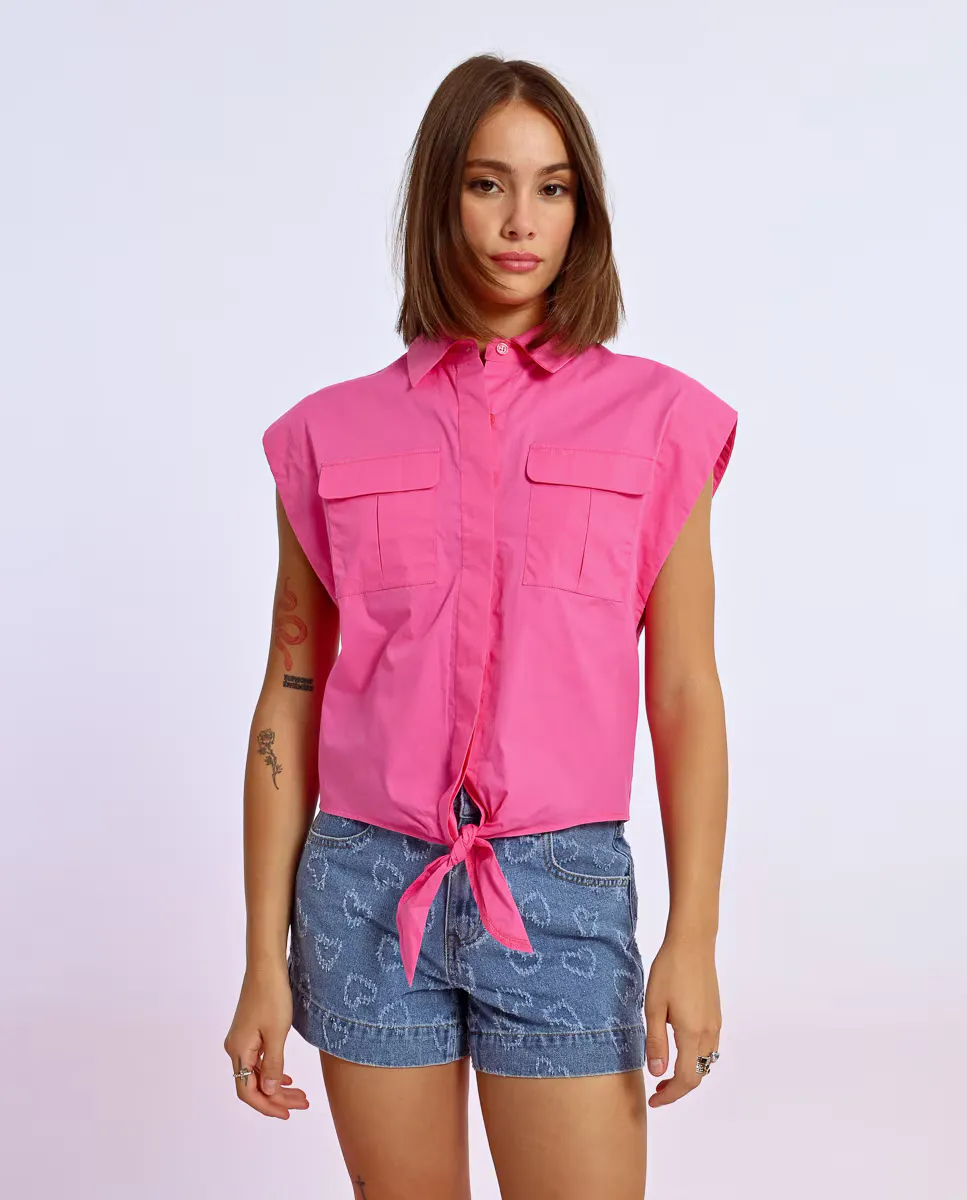 Женская рубашка с рукавами-бабочками и бантом Lili Sidonio, розовый
Женская рубашка с рукавами-бабочками и бантом Lili Sidonio, розовый