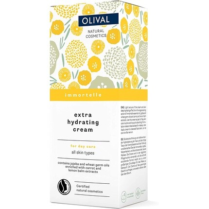 Увлажняющий дневной крем с маслом бессмертника 50мл Olival
Увлажняющий дневной крем с маслом бессмертника 50мл Olival