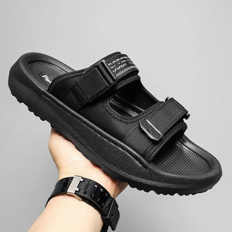 Летние мужские ортопедические сандалии спортивные с толстой амортизирующей подошвой для ходьбы DMGYCK, черный
Летние мужские ортопедические сандалии спортивные с толстой амортизирующей подошвой для ходьбы DMGYCK, черный
